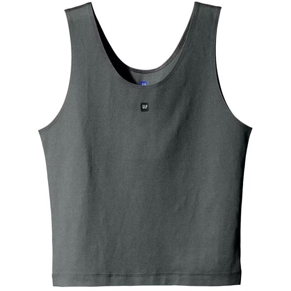 Yeezy X Gap Engineered by BALENCIAGA Tank Top Second Skin, Dark Green Size L NWT